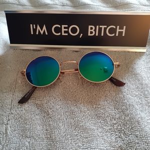 1. ROUND RETRO SMALL CIRCLE SUNGLASSES/🚫NO TRADIN